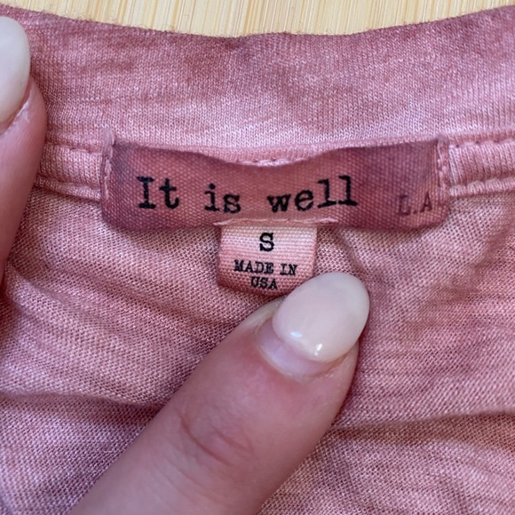 It Is Well T-shirt, Sz. Small - Picture 2 of 2